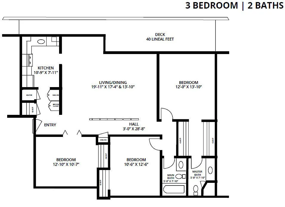 Floor plan 3x2 Large
