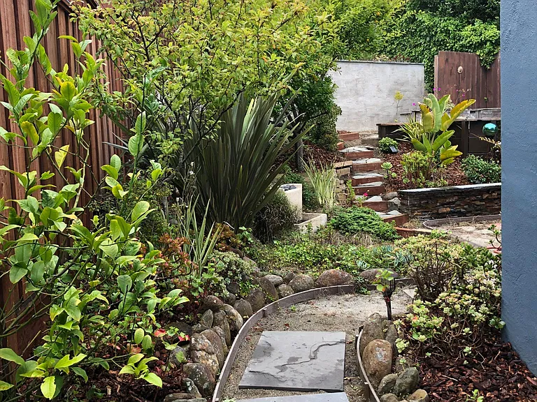 Path to backyard