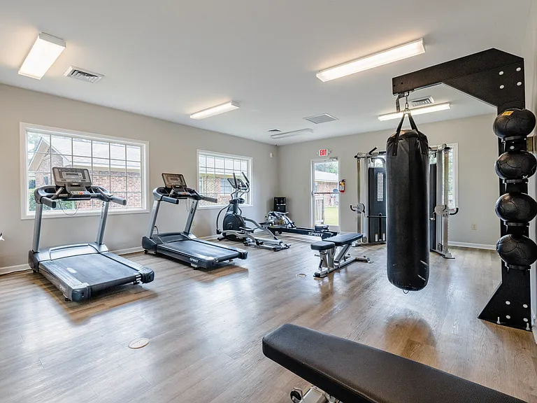 Fitness Center at Villas at North Point and South Point Apartments