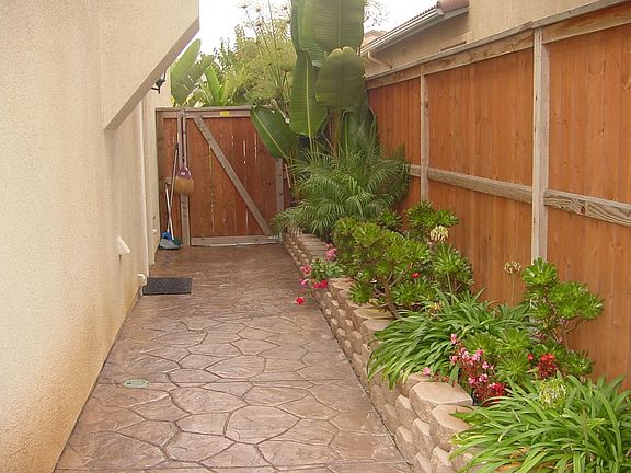 These homes have enough space between them to provide easy access to the yard.