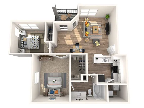 Floor plan 2x1 Gold