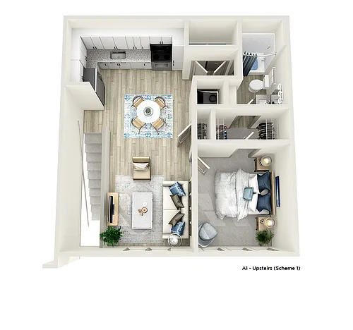 Floor plan A1U