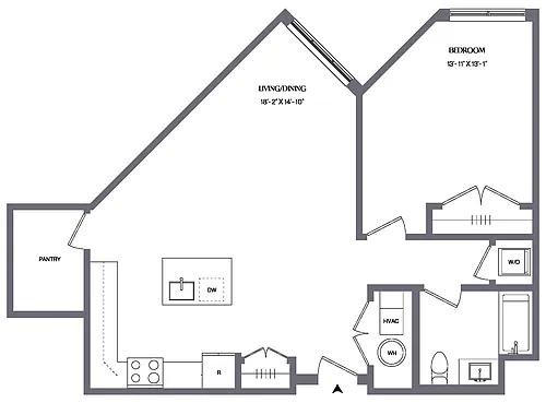 Floor plan A13