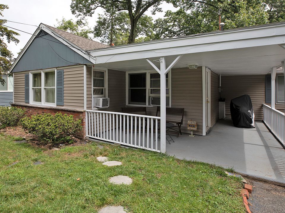 Large covered porch. 