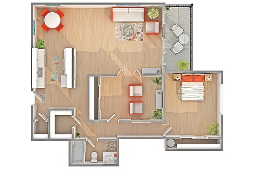 Floor plan A8