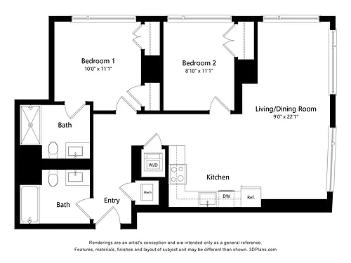 Floor plan Verde B14
