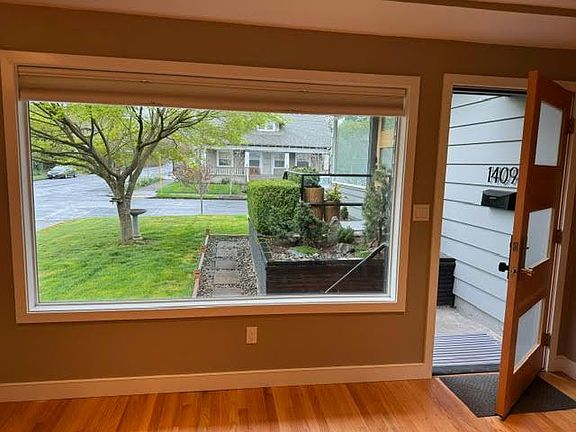 View out of the large front window