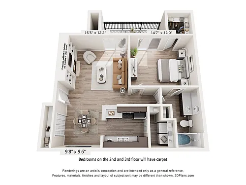 Floor plan The Scarlet Oak