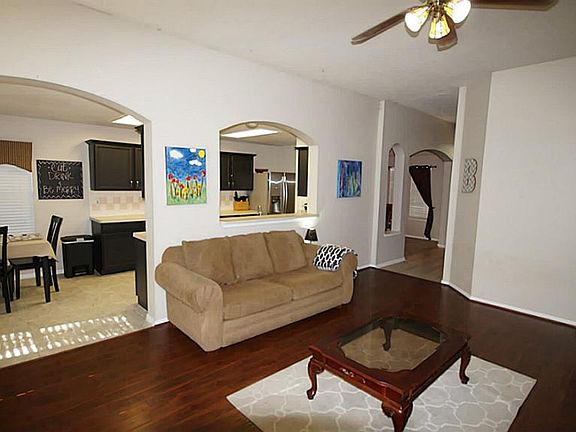 Living Area with View of Kitchen