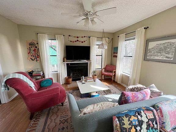Living Area with Fireplace