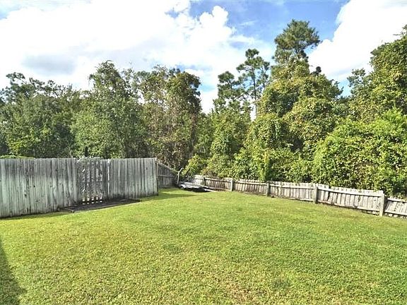 Large fenced yard