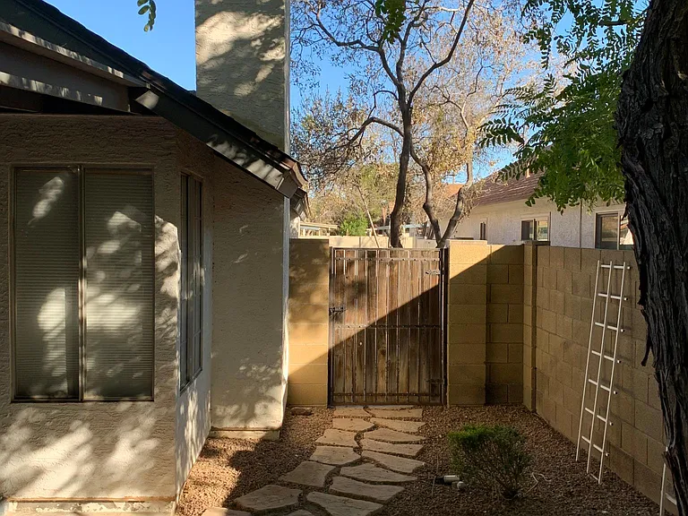 Gate to back yard