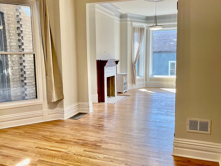 Combined Parlor and Living Room looking southeast.