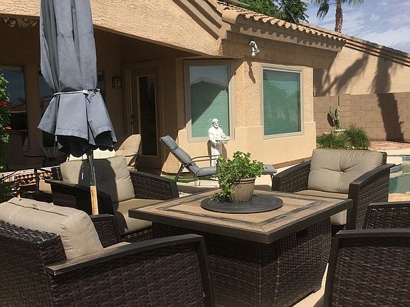 Patio sitting area