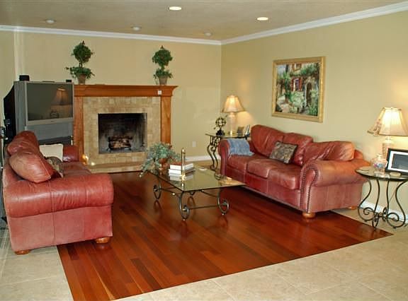 Family Room opens to Kitchen