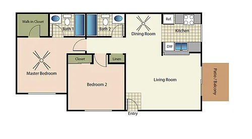 Floor plan 2X2