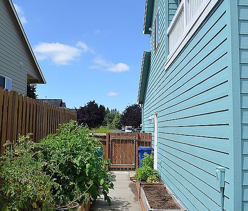 Southside garden area
