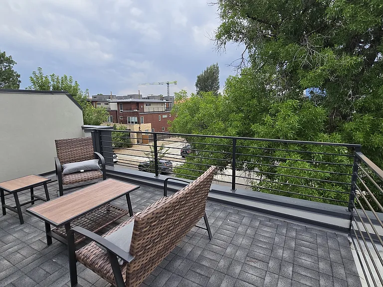 Upstairs Deck - new patio furniture coming!