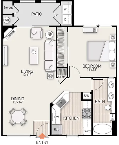 Floor plan Plan B