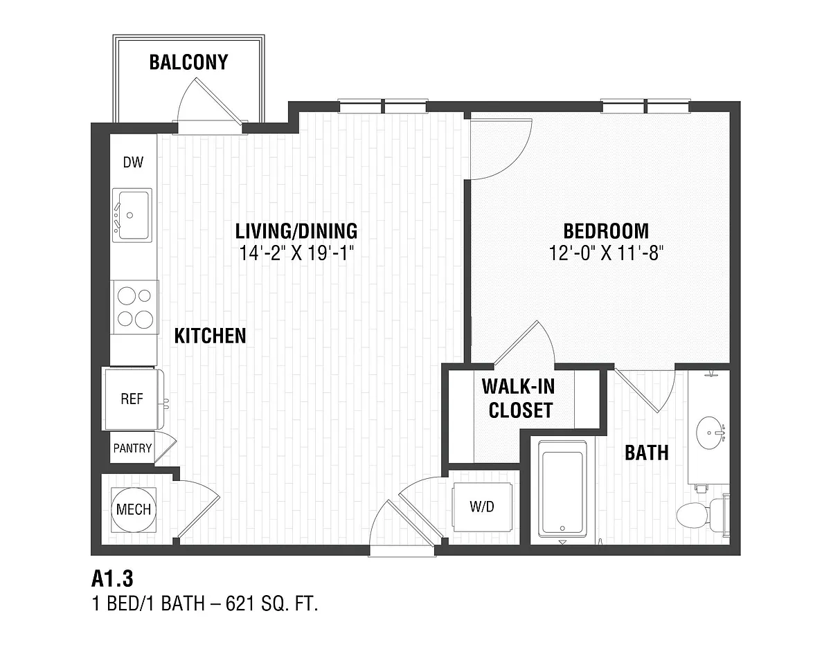 Floor plan A13