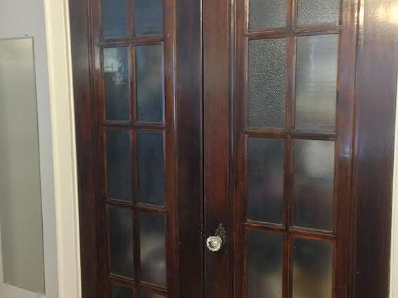 Closet off living room