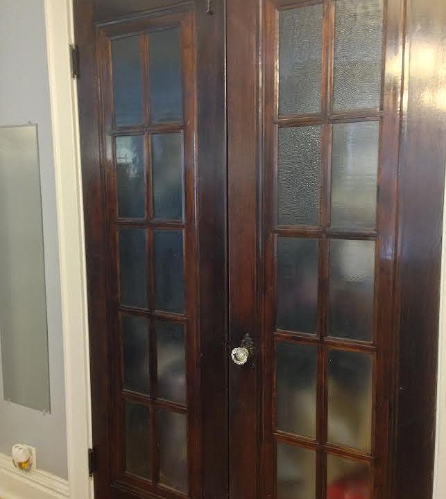 Closet off living room