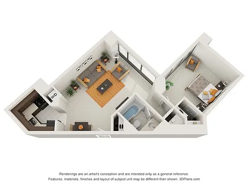 Floor plan The Gratiot