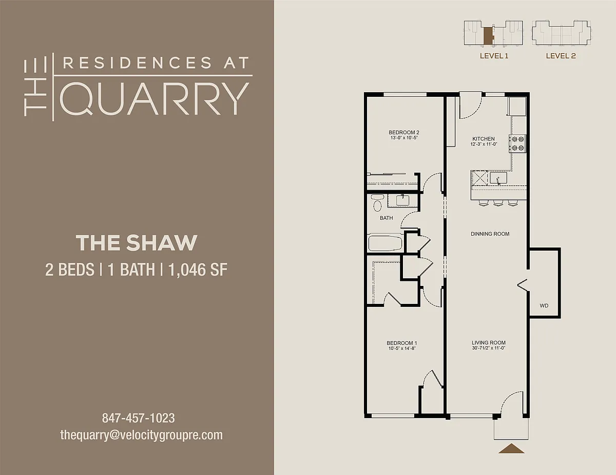 Floor plan The Shaw
