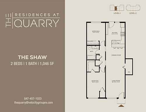 Floor plan The Shaw