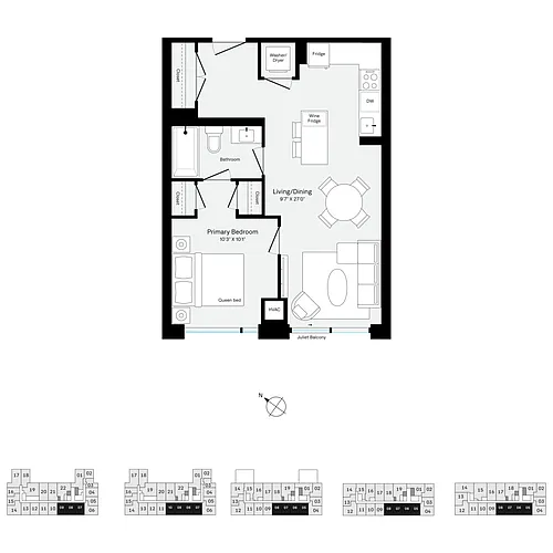 Floor plan Q1009