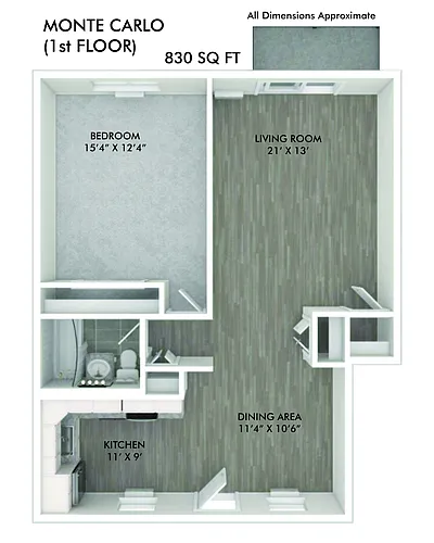Floor plan MONTE CARLO
