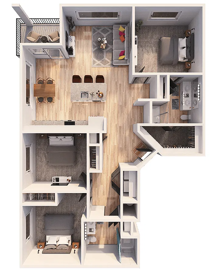 Floor plan D1