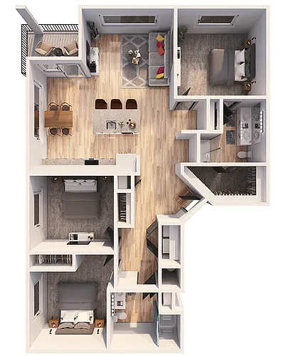 Floor plan D1