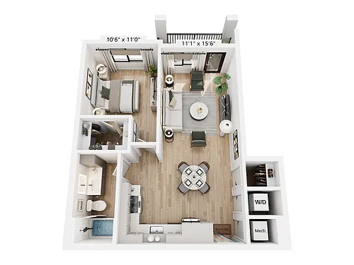 Floor plan C1M
