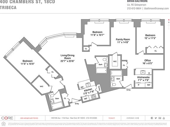 2nd image of 400 Chambers St APT 18CD