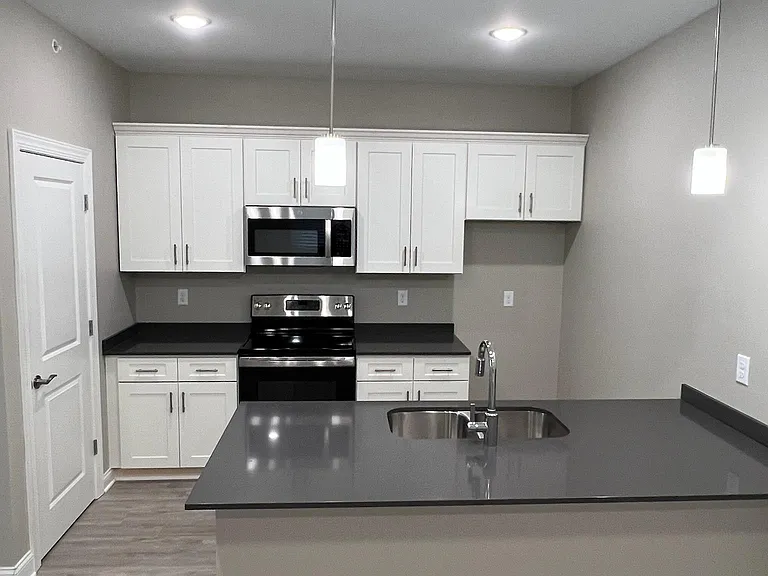 Spacious open concept kitchen