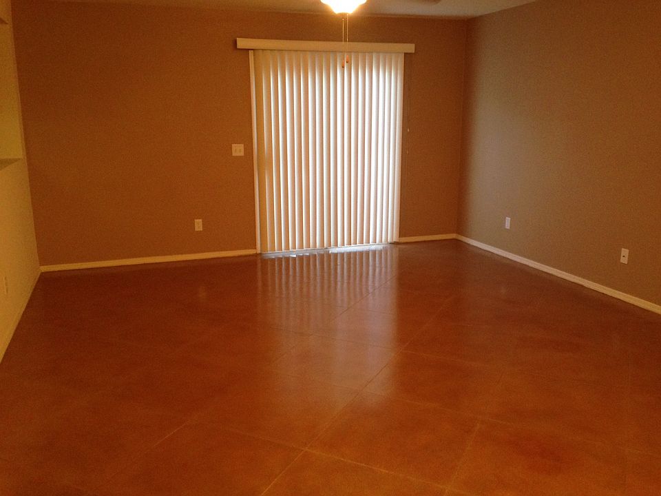 Brand new polished concrete flooring