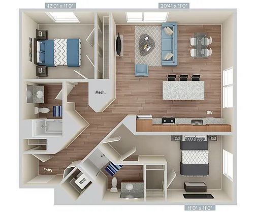Floor plan 644