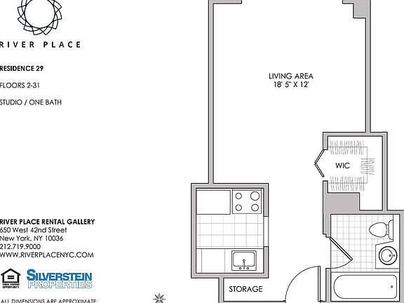 2nd image of 650 W 42nd St APT 2629