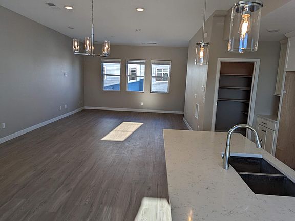 Spacious open floor plan with lots of natural light