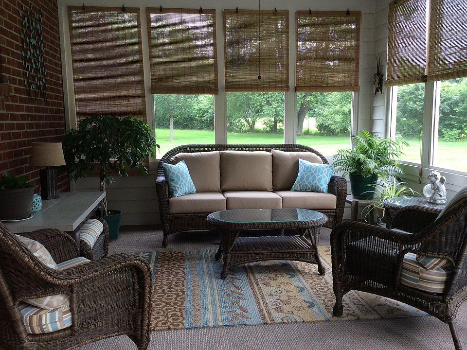 Summer porch view
