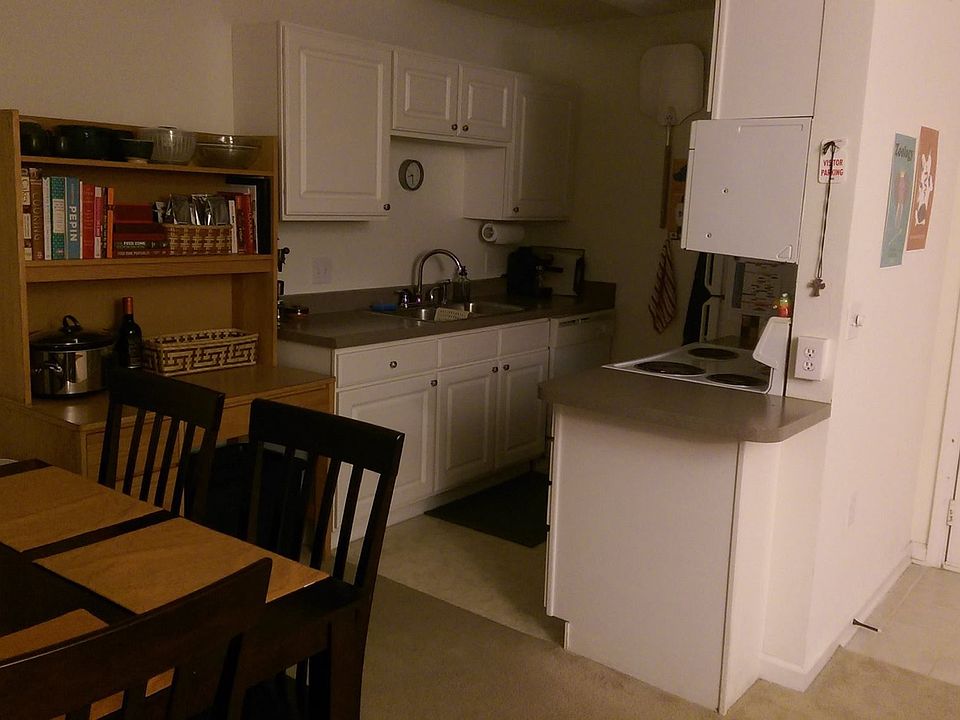 kitchen and dining area