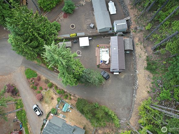 Great drone view of property.>