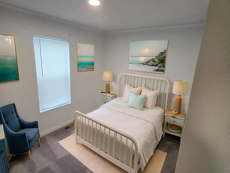Bed 1 Staged