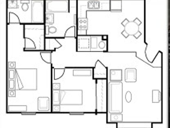 2nd image of 901 Hackberry St #2B-2Ba-828Sqft