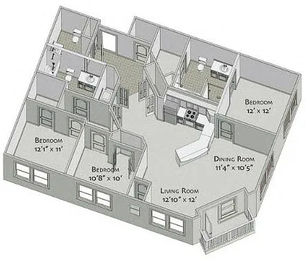 Floor plan C1