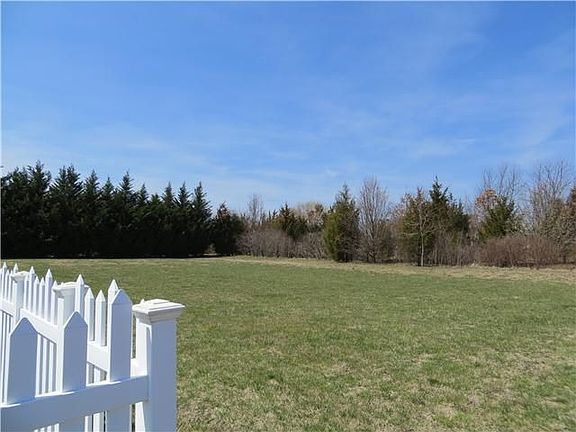Yard extends well past fence line