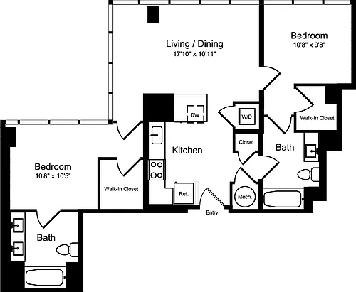 Floor plan 2A