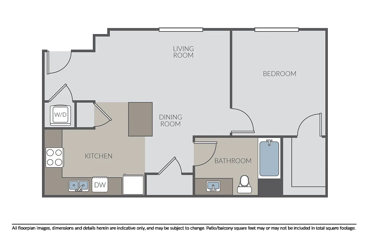 Floor plan Plan 1E