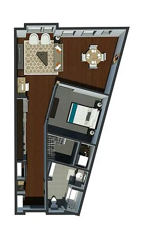 Floor plan A3B